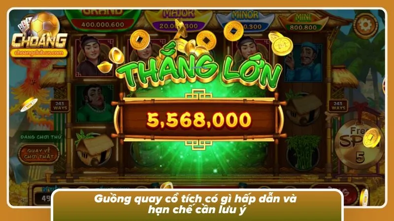 Khám phá ưu và nhược điểm của guồng quay slot cổ tích