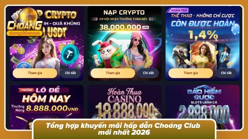 Bảng tổng hợp các chương trình ưu đãi mới nhất tại cổng game