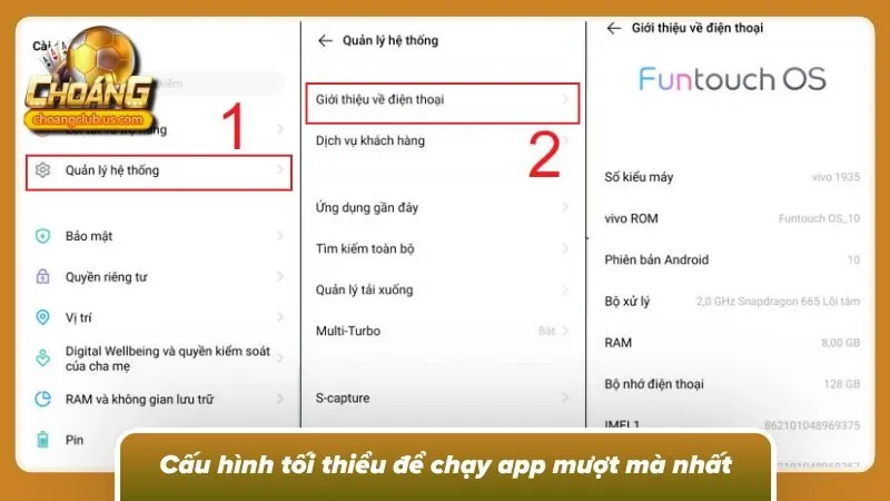 Kiểm tra cấu hình thiết bị trước khi download ứng dụng