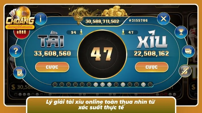 Xác suất thống kê giúp lý giải những chuỗi kết quả thua kéo dài khi tham gia