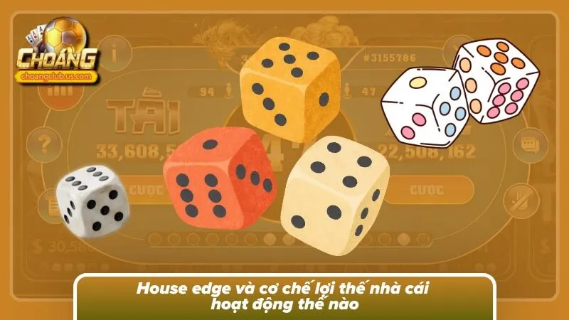 Lợi thế nhà cái tạo chênh lệch xác suất khiến kết quả dài hạn nghiêng về hệ thống