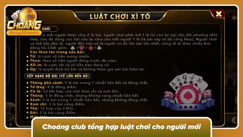 Một số luật chơi mà các tay chơi mới cần tìm hiểu